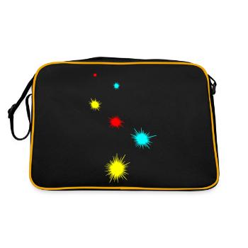 Symbole Seeigelicon - Sac Retro - noir/or - Dos