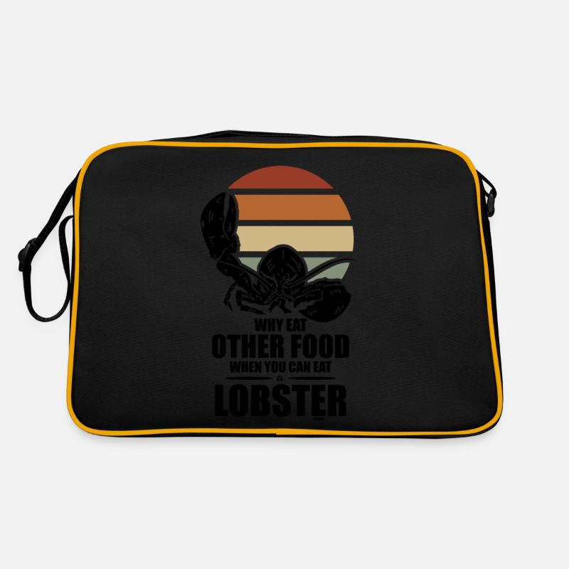 Eating lobster Retro Bag