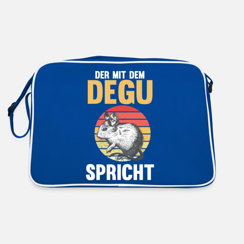 Der mit dem Degu spricht Retro Tasche