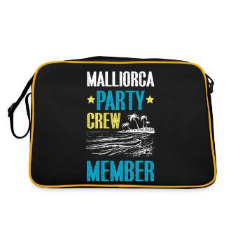Majorque Party Crew - Sac Retro - noir/or - Dos