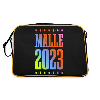 Malle 2023 - Sac Retro - noir/or - Dos