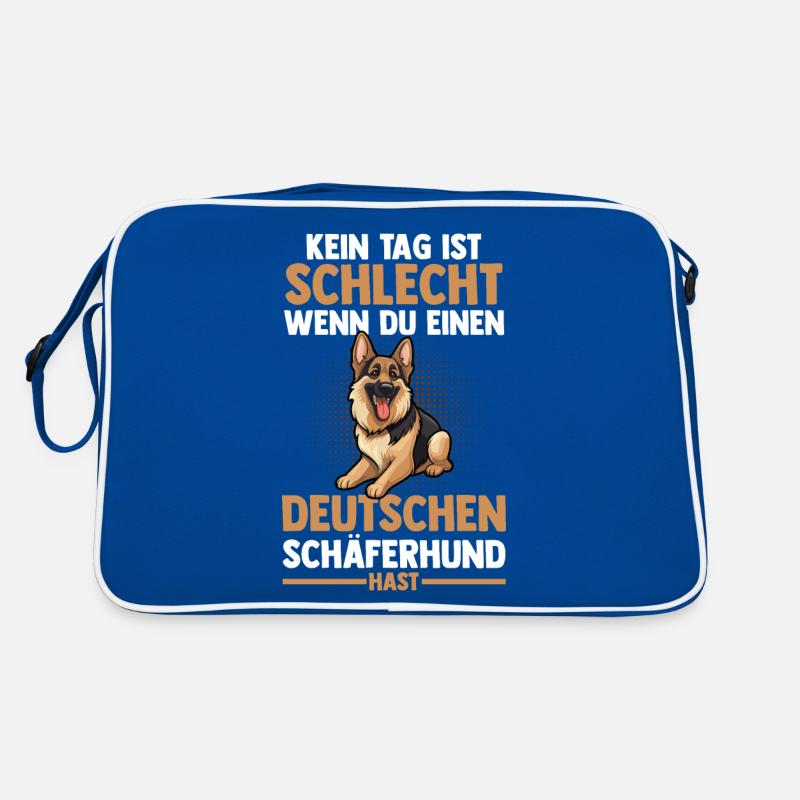 Hund Deutscher Schäferhund Retro Tasche