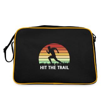 Trail running - Sac Retro - noir/or - Dos