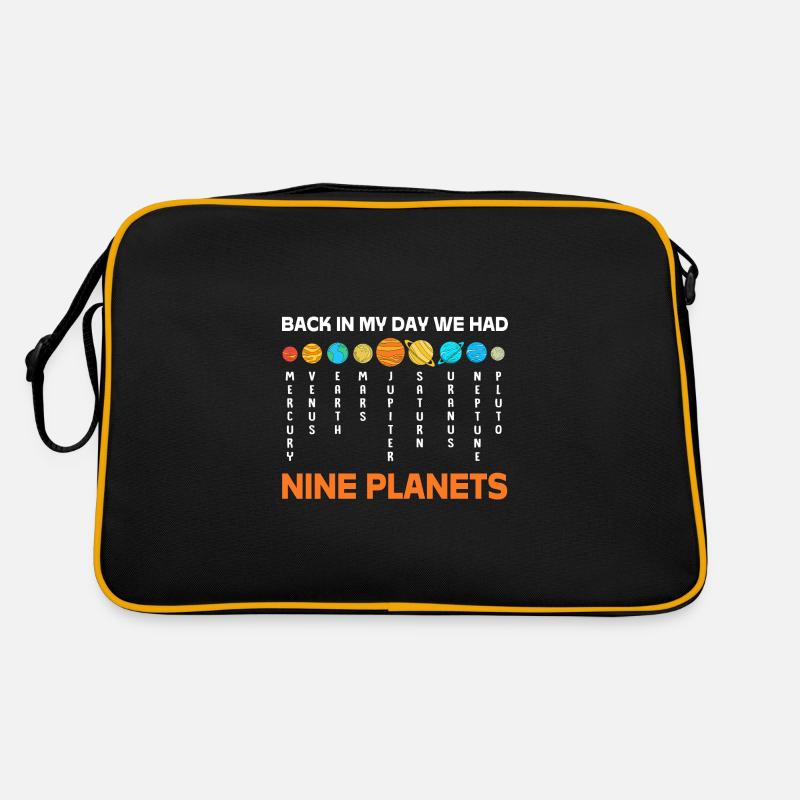 Sonnensystem Universum Retro Tasche