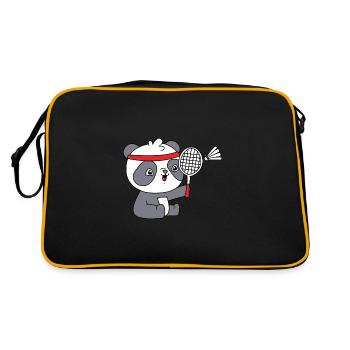 Badminton - Retro Bag - black/gold - Back