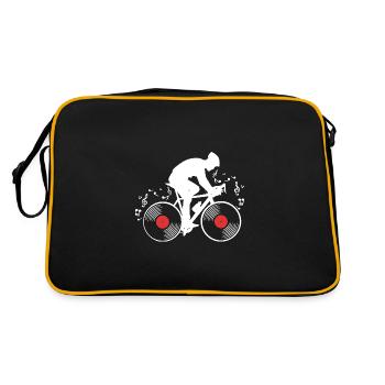 Vinyle - Sac Retro - noir/or - Dos
