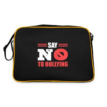 Bullying - Retro Bag - black/gold - Back
