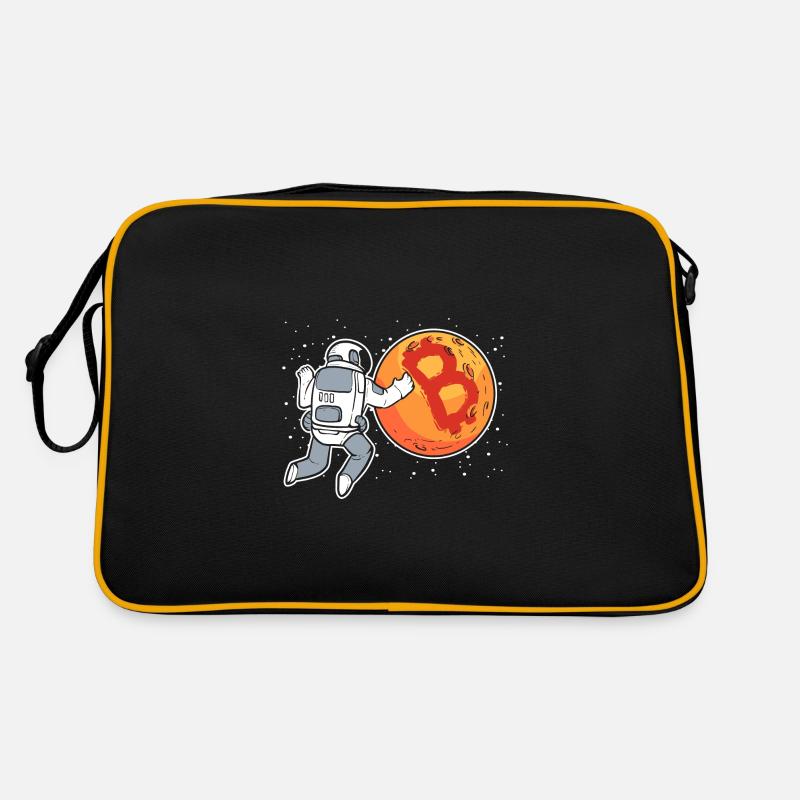 Bitcoin - Sac Retro - noir/or