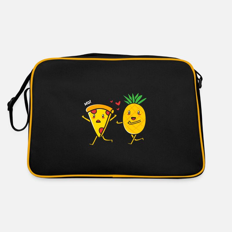 Pizza Hawaii Retro Tasche