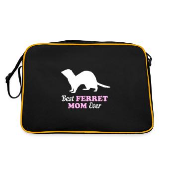 Furet - Sac Retro - noir/or - Dos