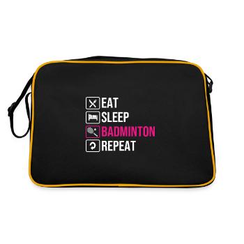 Badminton - Retro Bag - black/gold - Back