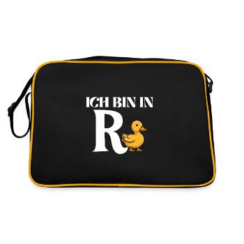 Pension de retraite des retraités Pension de retraite Duck - Sac Retro - noir/or - Dos