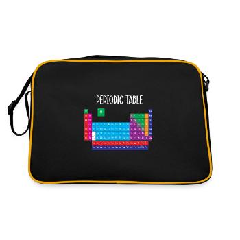 Tableau périodique - Sac Retro - noir/or - Dos
