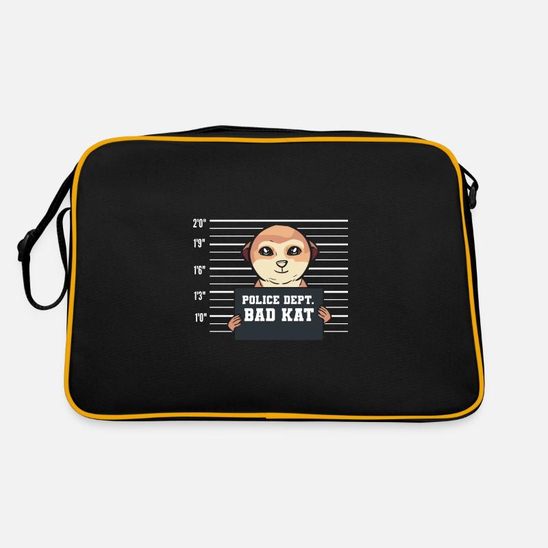 Meerkat - Retro Bag - black/gold