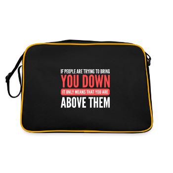 Bullying - Retro Bag - black/gold - Back