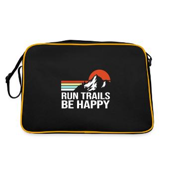 Trail running - Sac Retro - noir/or - Dos