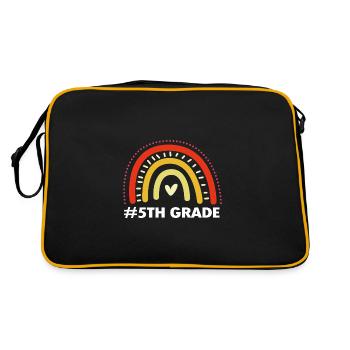 5th Grade - Retro Bag - black/gold - Back