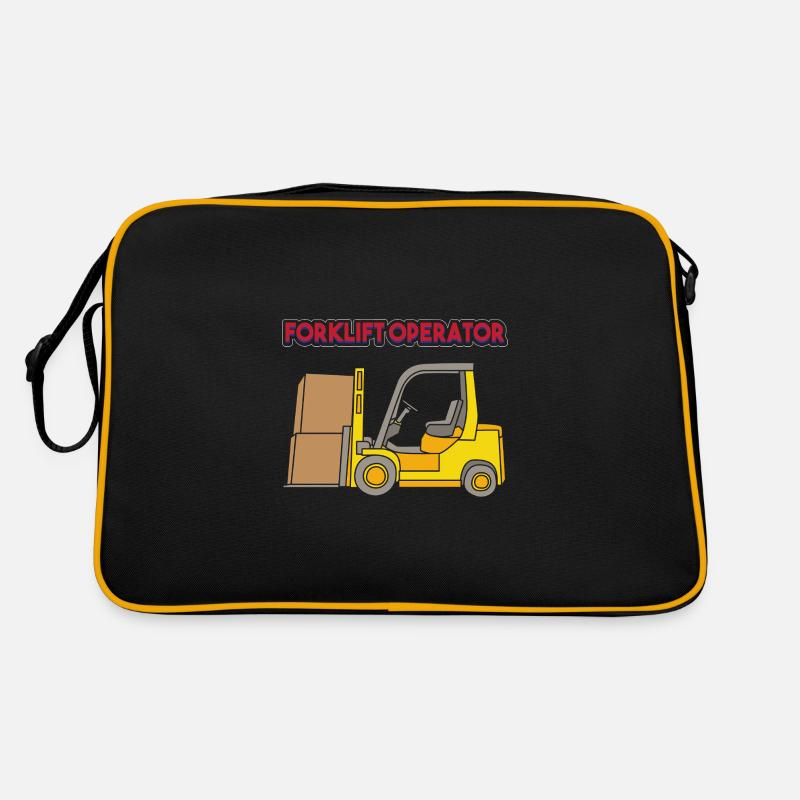 Forklift driver Retro Bag