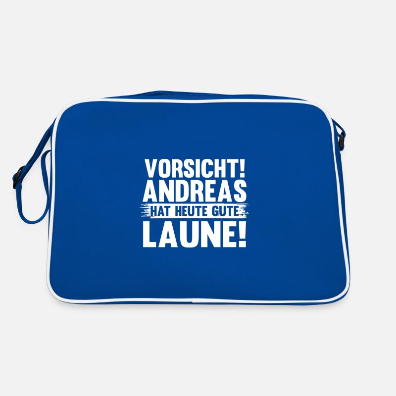 First name Andreas Retro Bag
