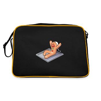 bonhomme en pain d’épice Coeur en pain d’épice Snacking en pain d’épice - Sac Retro - noir/or - Dos