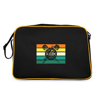 Joueur de fléchettes Fléchettes - Sac Retro - noir/or - Dos