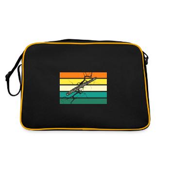 Flute player - Retro Bag - black/gold - Back
