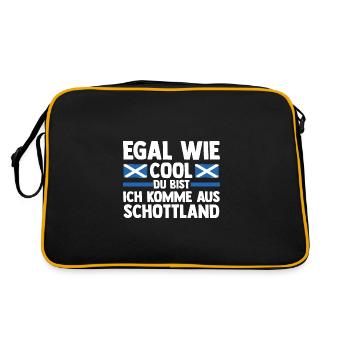 Ecossais Ecosse Ecosse Ecosse - Sac Retro - noir/or - Dos