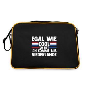Pays-Bas Pays-Bas Pays-Bas - Sac Retro - noir/or - Dos