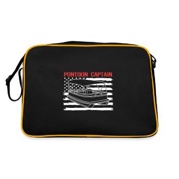 Bateau ponton Bateau Bateaux - Sac Retro - noir/or - Dos