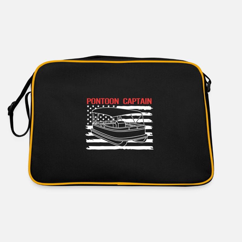 Pontonboot Boot Boote Retro Tasche
