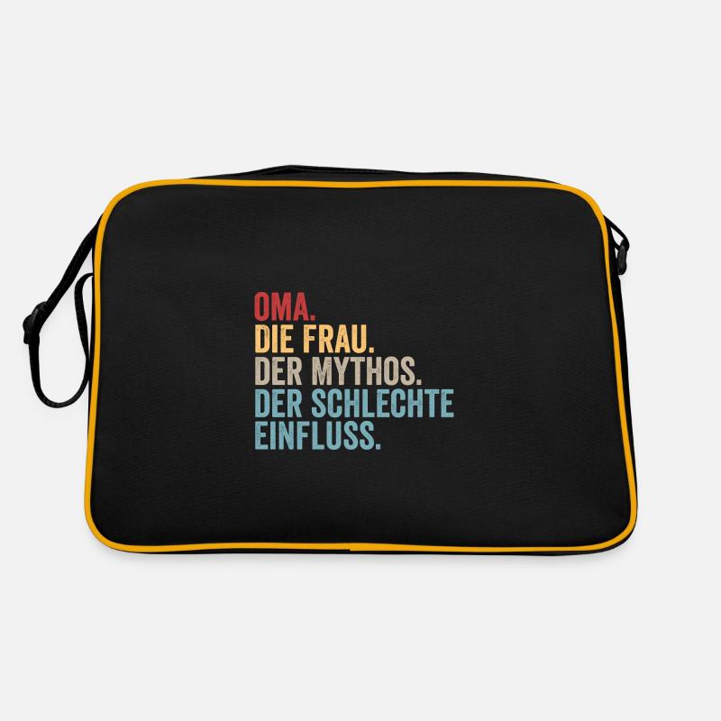 Großmutter Oma Retro Tasche