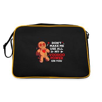 Voodoo - Retro Bag - black/gold - Back