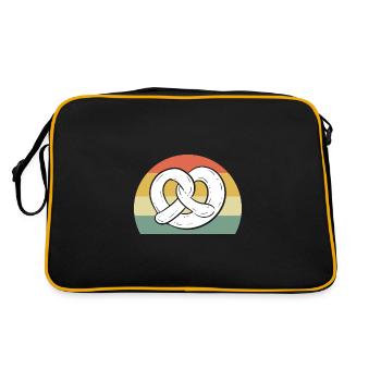 bretzel - Sac Retro - noir/or - Dos