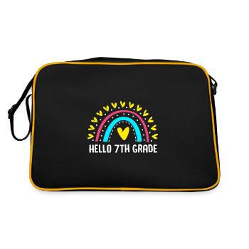 7th Grade - Retro Bag - black/gold - Back
