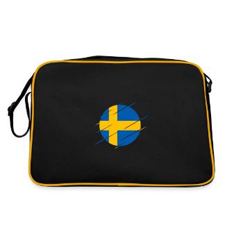 Sweden - Retro Bag - black/gold - Back