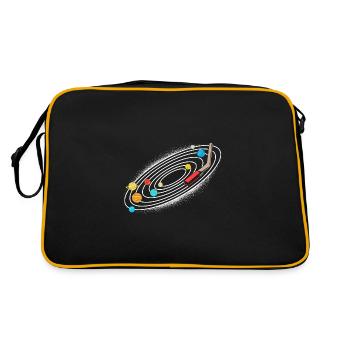 Universe Solar System - Retro Bag - black/gold - Back