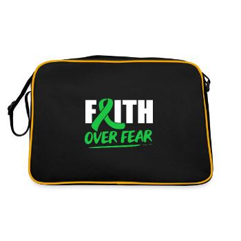 Schädel Hirn Trauma - Retro Tasche - Schwarz/Gold - Hinten