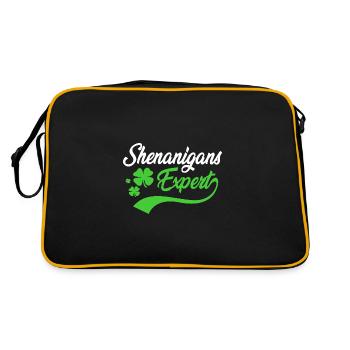 Shenanigan - Retro Bag - black/gold - Back