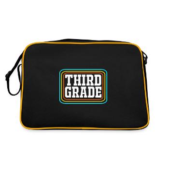 3rd Grade - Retro Bag - black/gold - Back