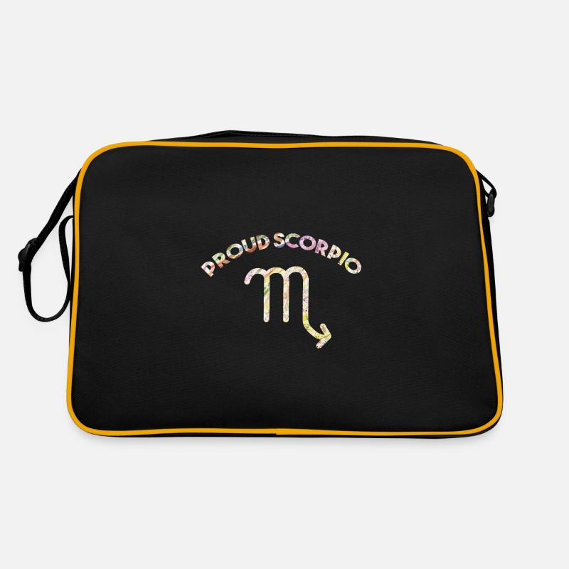 Sternzeichen Skorpion Retro Tasche