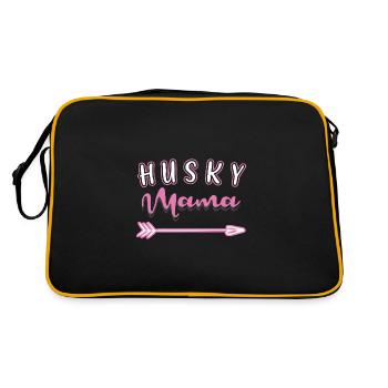 Husky sibérien - Sac Retro - noir/or - Dos