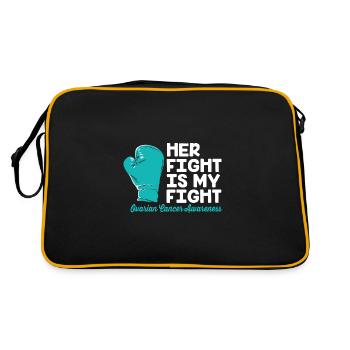 Cancer de l’ovaire Cancer survivant Cancer - Sac Retro - noir/or - Dos