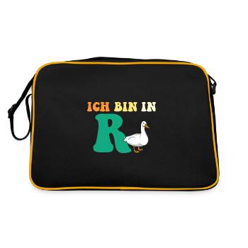 Pension de retraite des retraités Pension de retraite Duck - Sac Retro - noir/or - Dos