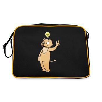 Idea - Retro Bag - black/gold - Back