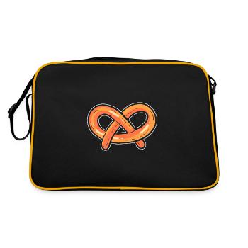 bretzel - Sac Retro - noir/or - Dos