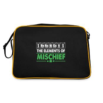 Shenanigan - Retro Bag - black/gold - Back