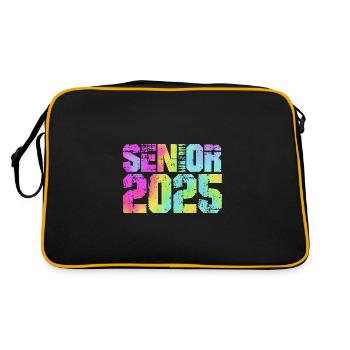 Classe de 2025 - Sac Retro - noir/or - Dos