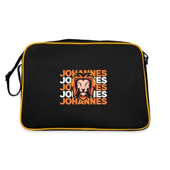 Leo John - Retro Bag - black/gold - Back