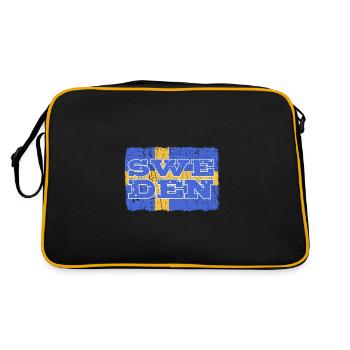 Suède Suédois - Sac Retro - noir/or - Dos