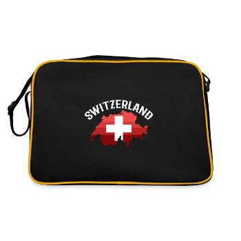 Suisse Suisse Suisse Allemande - Sac Retro - noir/or - Dos